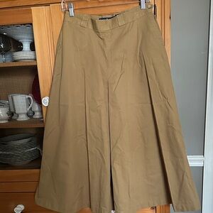 Ralph Lauren Blue Label Tan A-Line Skirt